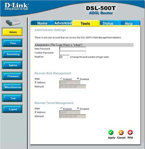 Настройка ростелеком dsl 500t