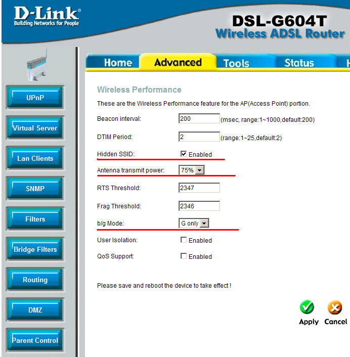 D link dsl g604t настройка