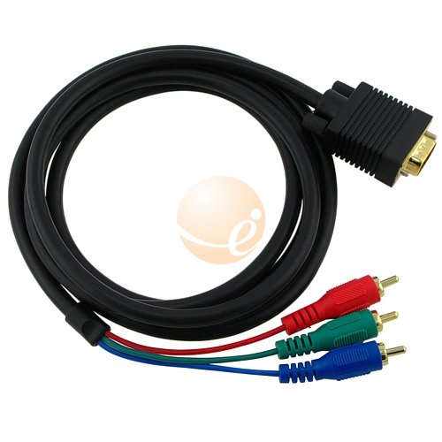 Видео кабели VGA - 3xRCA (RGB)
