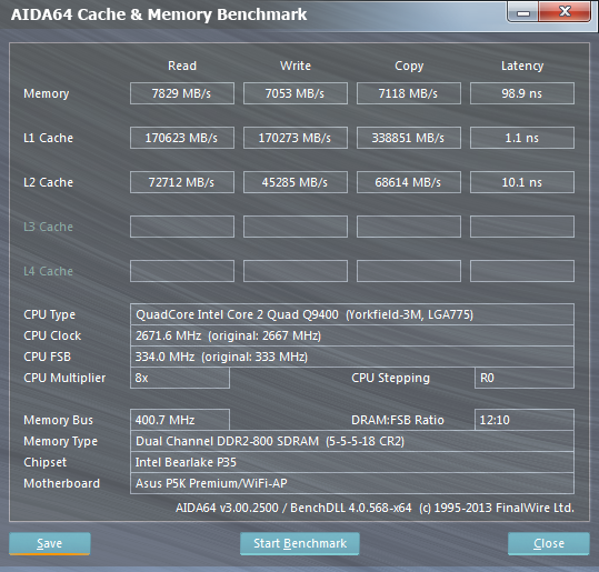 Шина памяти 800 mhz почему